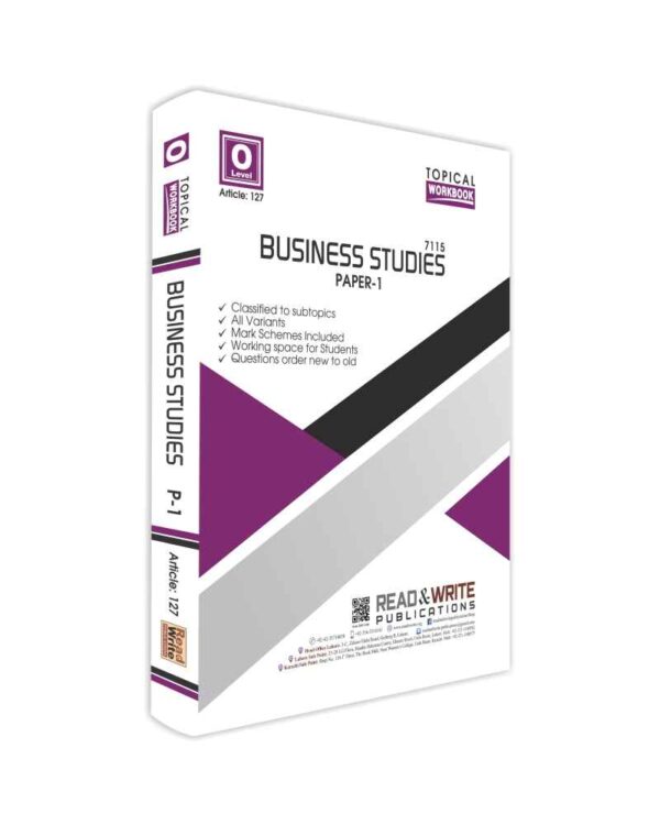 127 Business Studies O Level Topical Work Book