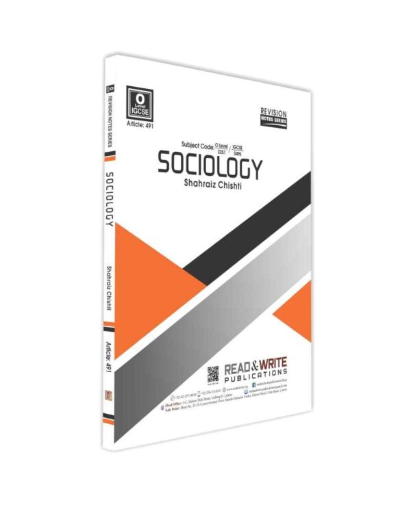 491 Sociology O Level Topical Past Papers and Notes