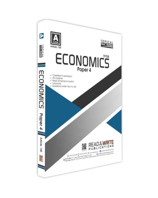 150 Economics AS Level Classified and Topical Paper 4