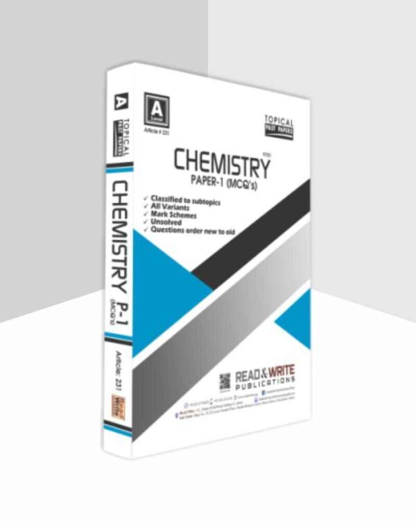 231 Chemistry AS level Paper 1 (MCQ’s) Classified/Topical