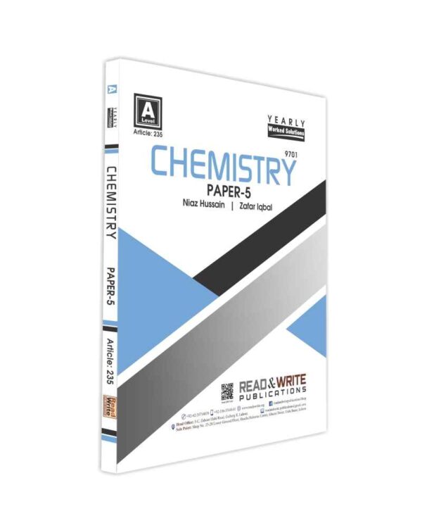 235 Chemistry A Level Book Paper 5 Yearly worked solutions