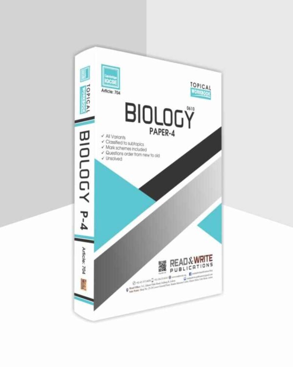 704 Biology IGCSE Topical/Yearly Paper 4